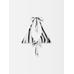 Треугольный топ бикини цвет: Print zebra arty white black