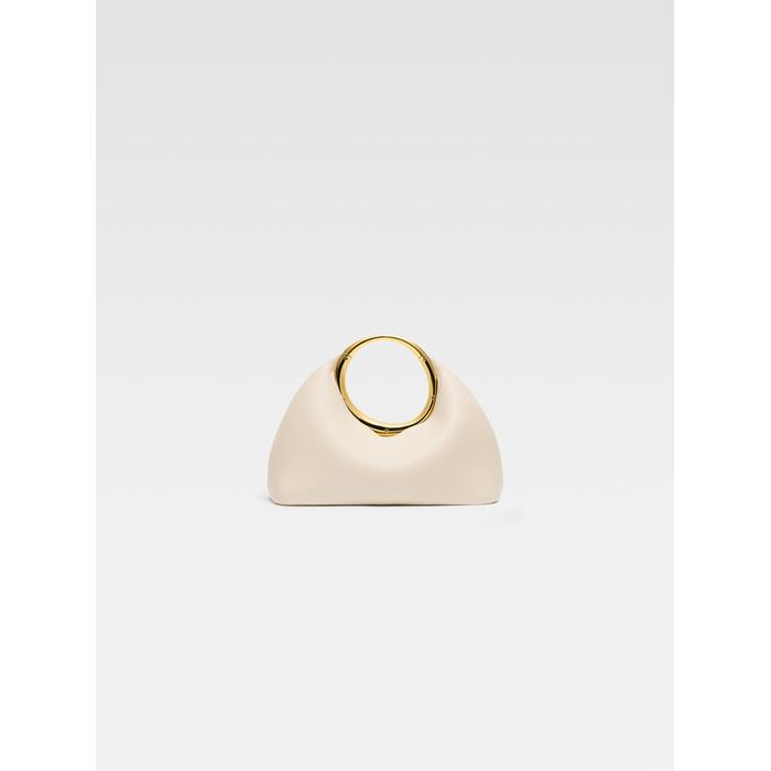 Mini ring handbag цвет: Светло-слоновой кости