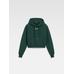 Толстовка с логотипом в крупный рубчик цвет: Dark green 2