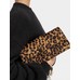 Сумка с длинным клапаном цвет: Print leopard brown