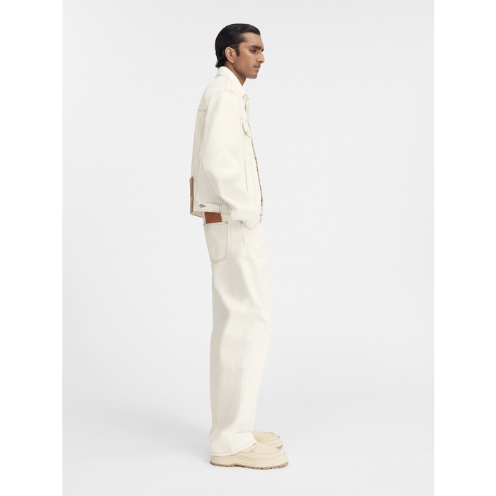Джинсовая куртка цвет: Off-white/tabac