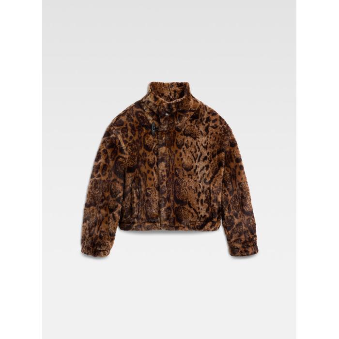 Куртка из искусственного леопарда цвет: Leopard