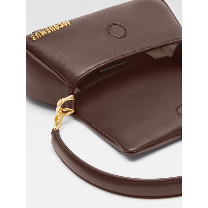 Мини-сумка с пышным клапаном цвет: Medium brown