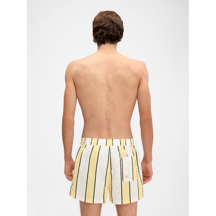 Полосатые плавательные шорты цвет: Print stripes white/yellow/black