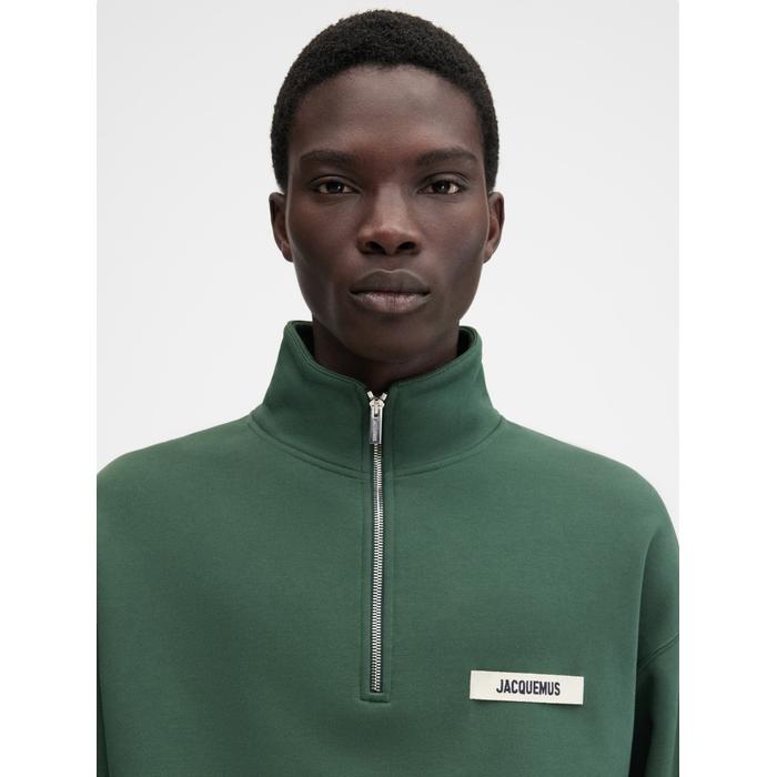 Свитер на молнии цвет: Dark green 2