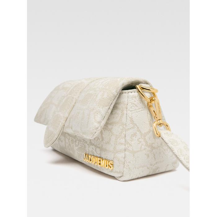 Мини-сумка с пышным клапаном цвет: Croco beige