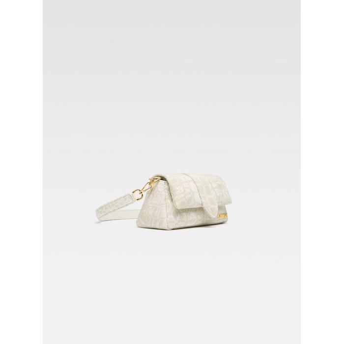 Мини-сумка с пышным клапаном цвет: Croco beige