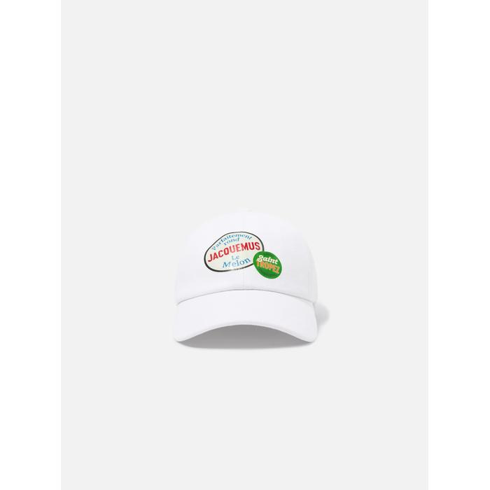 Logo cap - sold exclusively online and in our Saint-Tropez pop-up store цвет: St tropez melon white