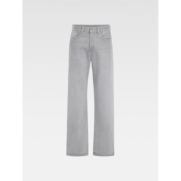 Джинсы с прямыми штанинами цвет: Grey / off-white
