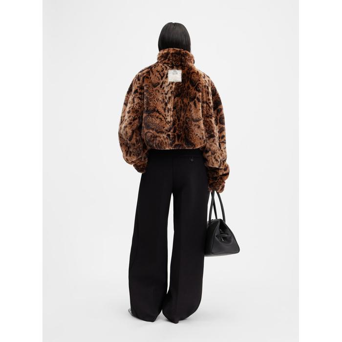 Куртка из искусственного леопарда цвет: Leopard