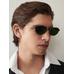 Oval aviator sunglasses цвет: Серебристый