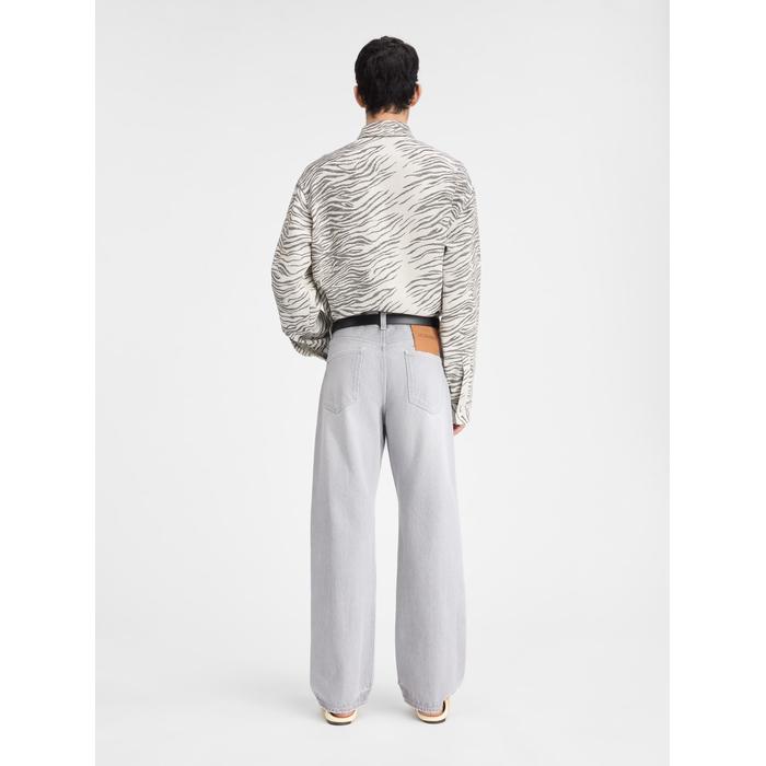 Джинсы с прямыми штанинами цвет: Grey / off-white