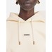 Grosgrain logo hoodie цвет: Светло-бежевый