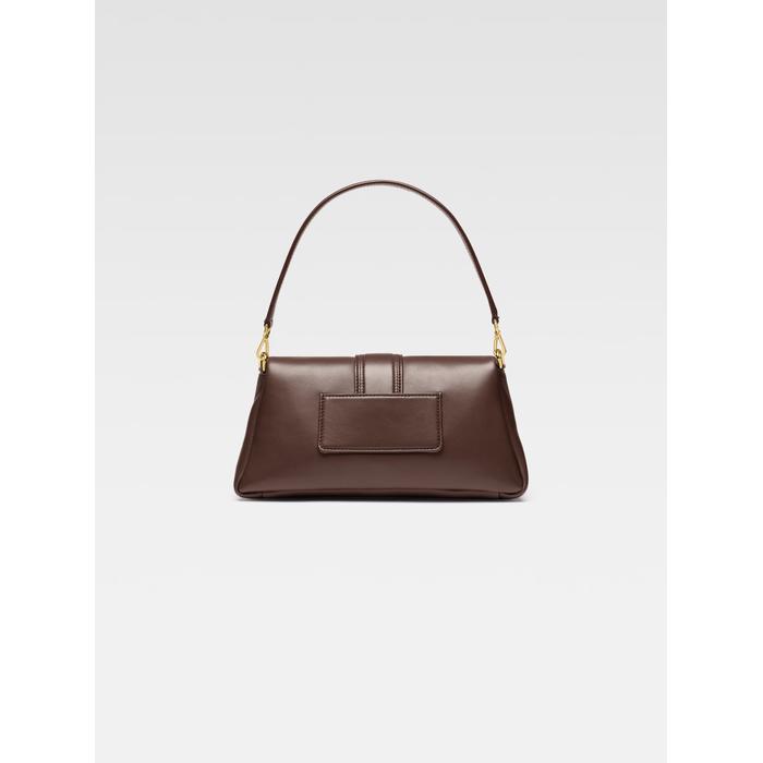 Сумка с пышным клапаном цвет: Medium brown