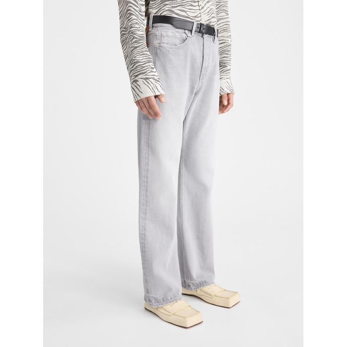 Джинсы с прямыми штанинами цвет: Grey / off-white