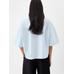 Boxy embroidered t-shirt цвет: Uni club blue