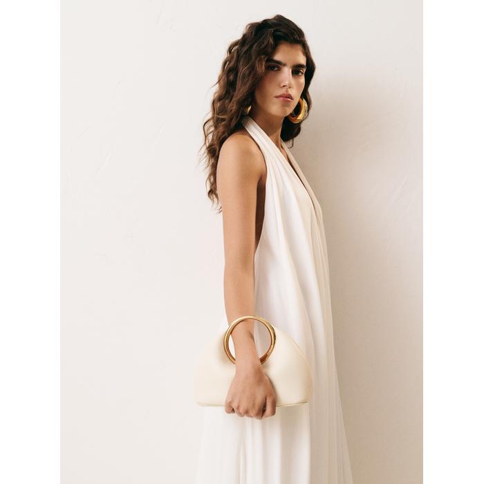 Mini ring handbag цвет: Светло-слоновой кости