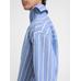 Асимметричная рубашка цвет: Jacquard blue/white