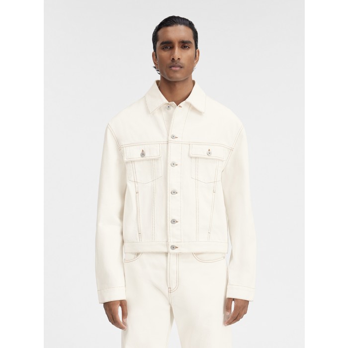 Джинсовая куртка цвет: Off-white/tabac