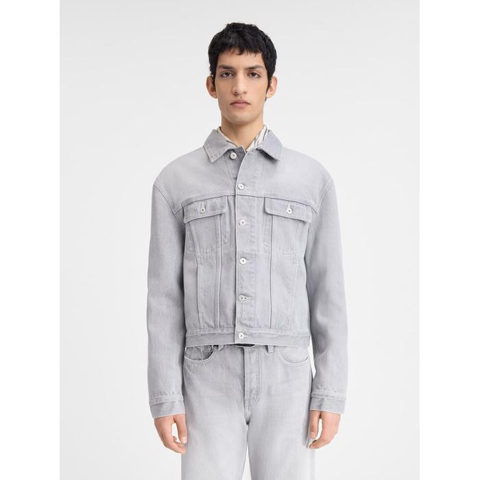 Джинсовая куртка цвет: Grey / off-white