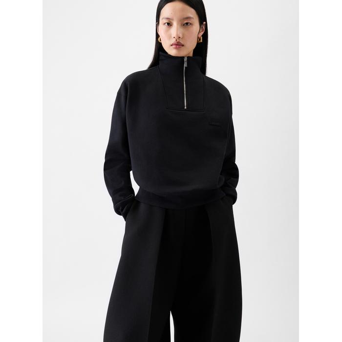 Zip-up sweater цвет: Чёрный