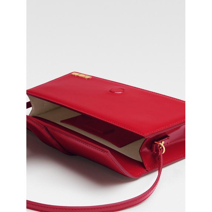 Сумка с длинным клапаном цвет: Red/gold