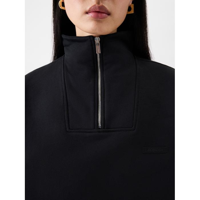 Zip-up sweater цвет: Чёрный
