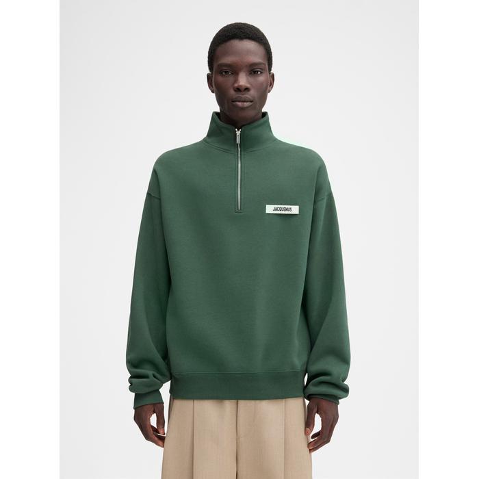 Свитер на молнии цвет: Dark green 2