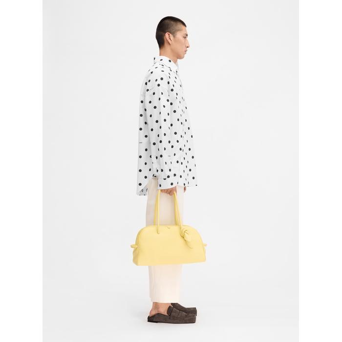 Асимметричная рубашка цвет: Jacquard dots logo black/white