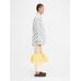 Асимметричная рубашка цвет: Jacquard dots logo black/white