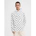 Асимметричная рубашка цвет: Jacquard dots logo black/white