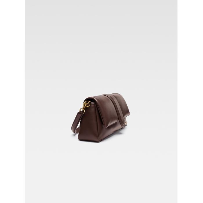 Сумка с пышным клапаном цвет: Medium brown