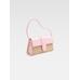 Wicker flap bag цвет: Pale pink