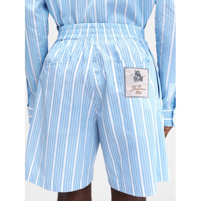 Полосатые шорты цвет: Jacquard blue/white