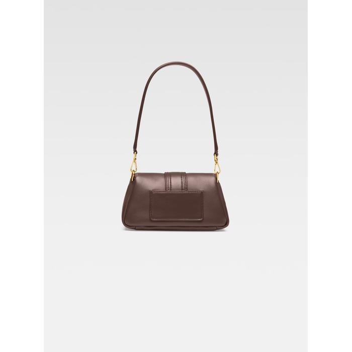 Мини-сумка с пышным клапаном цвет: Medium brown