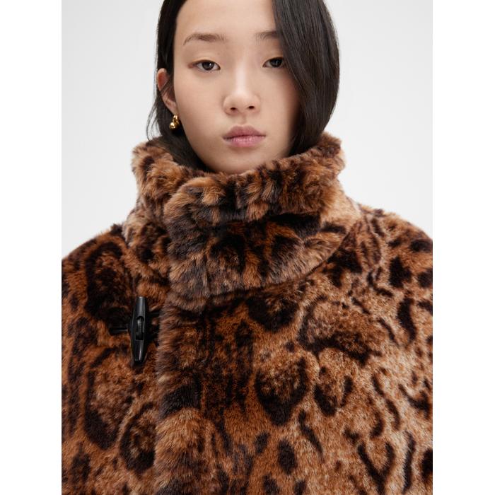 Куртка из искусственного леопарда цвет: Leopard