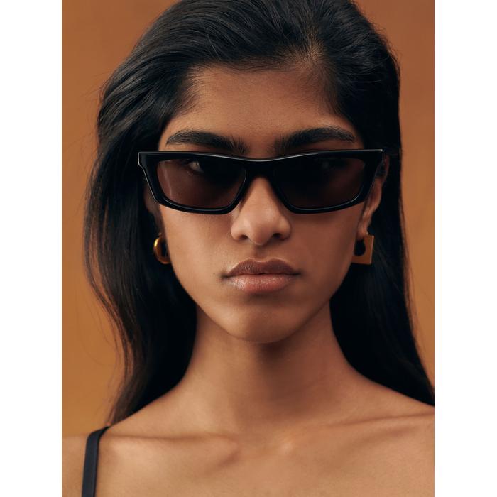 Rectangular sunglasses цвет: Чёрный