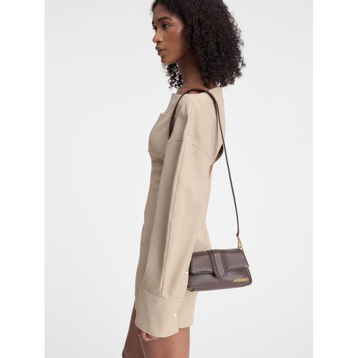 Мини-сумка с пышным клапаном цвет: Medium brown
