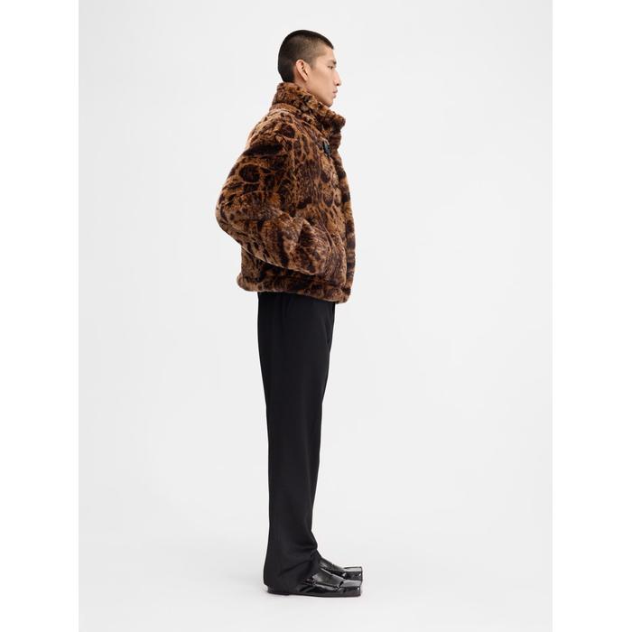Куртка из искусственного леопарда цвет: Leopard