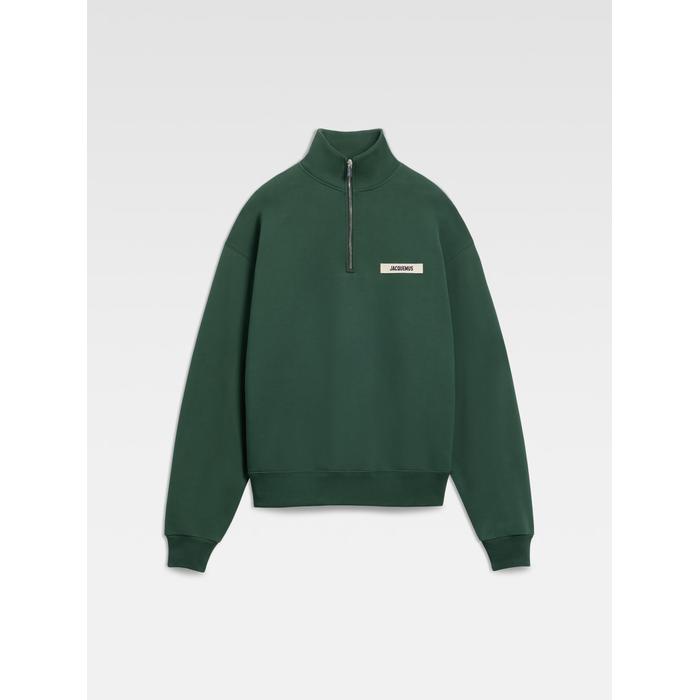 Свитер на молнии цвет: Dark green 2