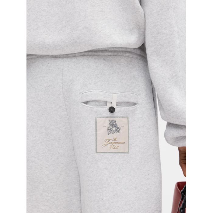 Шорты для бега трусцой с логотипом клуба Jacquemus Club цвет: Athletic club grey
