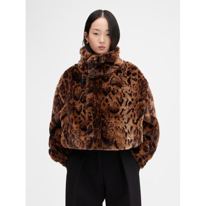 Куртка из искусственного леопарда цвет: Leopard