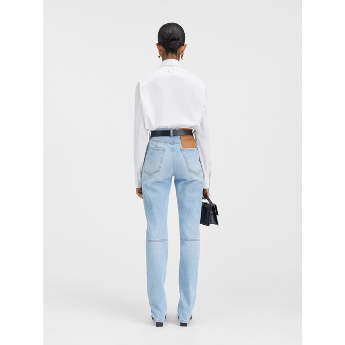 Джинсы с прямыми штанинами цвет: Light blue/tabac