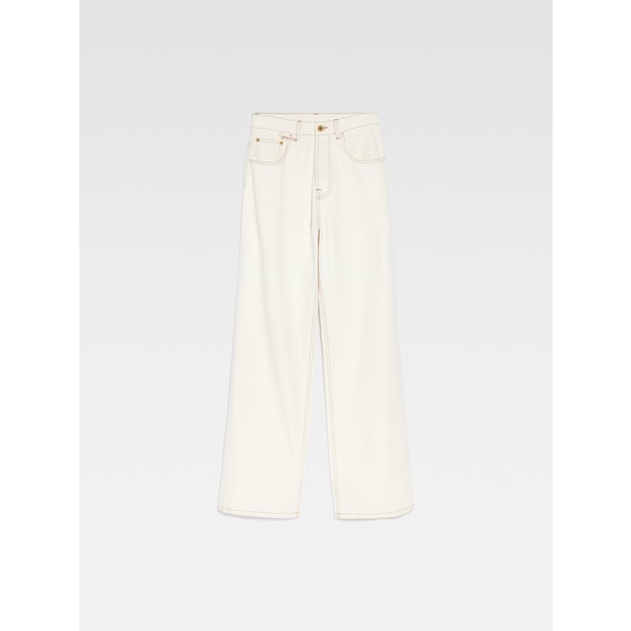 Джинсы оверсайз цвет: Off-white/tabac