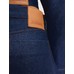 Широкие джинсы с закругленными краями цвет: Navy/brown