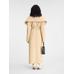 Длинное пальто из овечьей шерсти цвет: Pale yellow