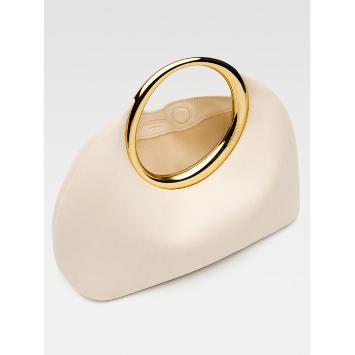Mini ring handbag цвет: Светло-слоновой кости