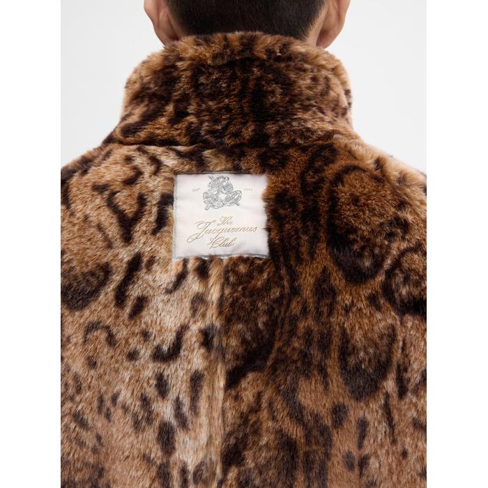 Куртка из искусственного леопарда цвет: Leopard