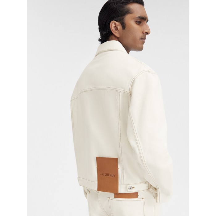 Джинсовая куртка цвет: Off-white/tabac