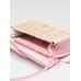 Wicker flap bag цвет: Pale pink